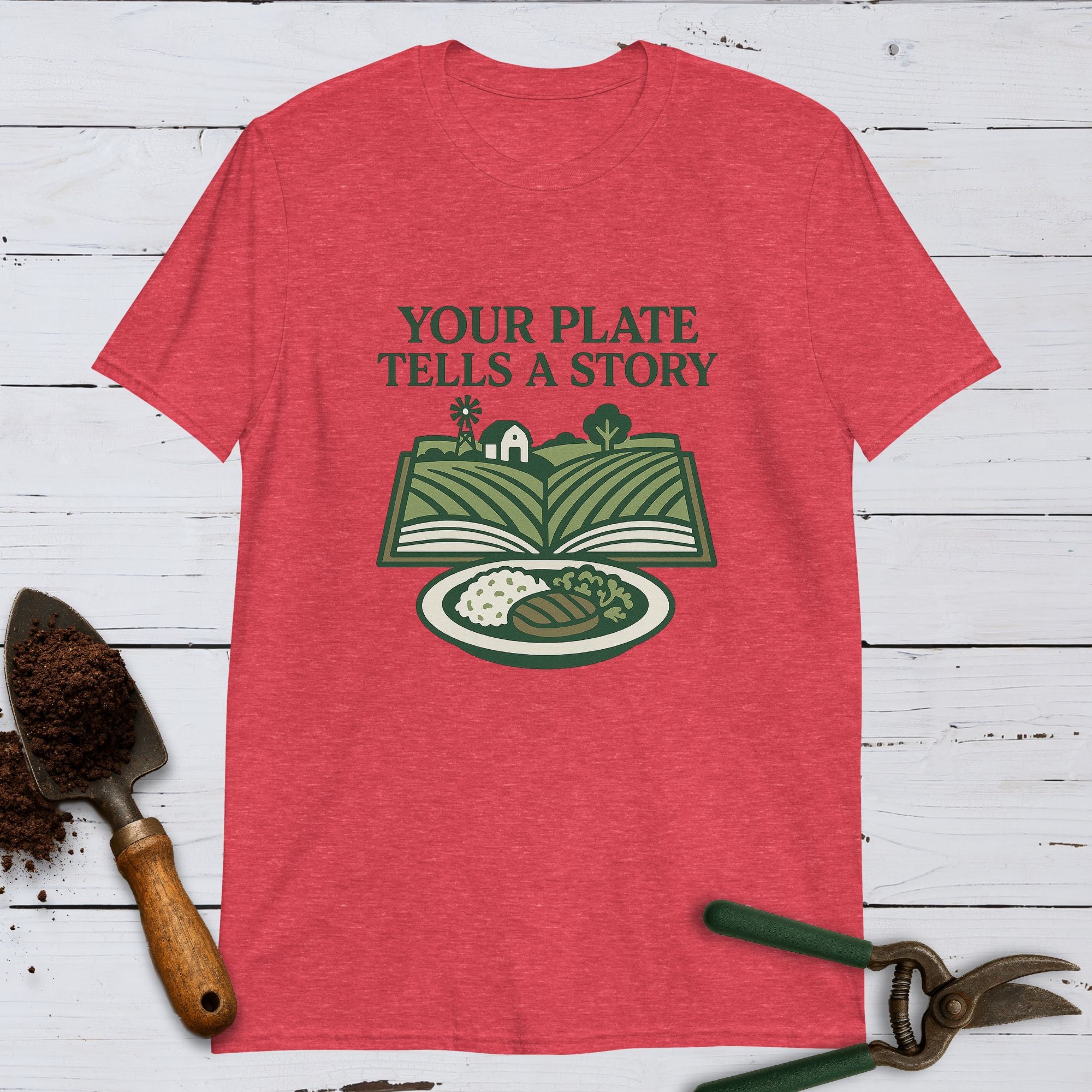 Your Plate Tells Stories Softstyle Tee