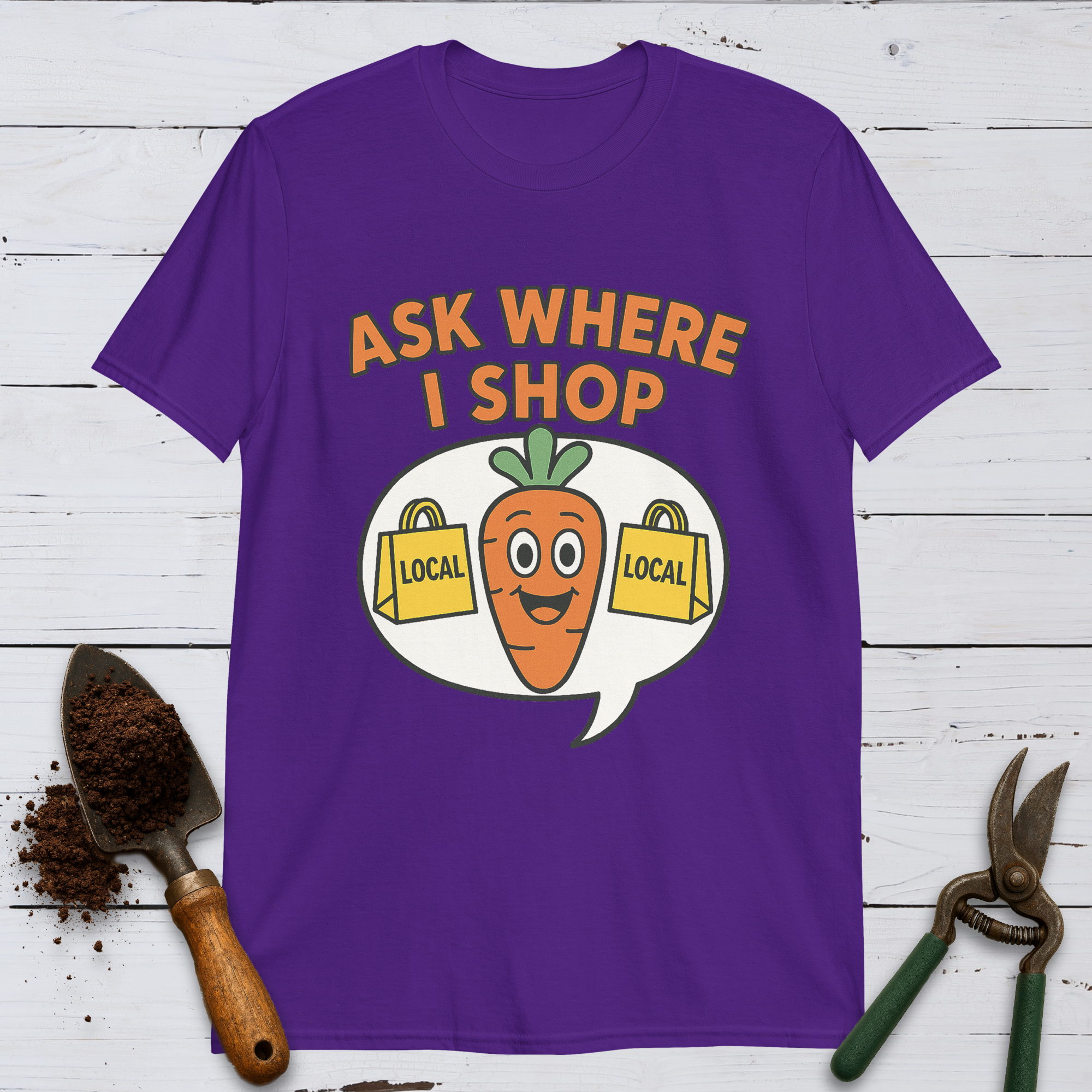 Ask Where I Shop Carrot Softstyle Tee