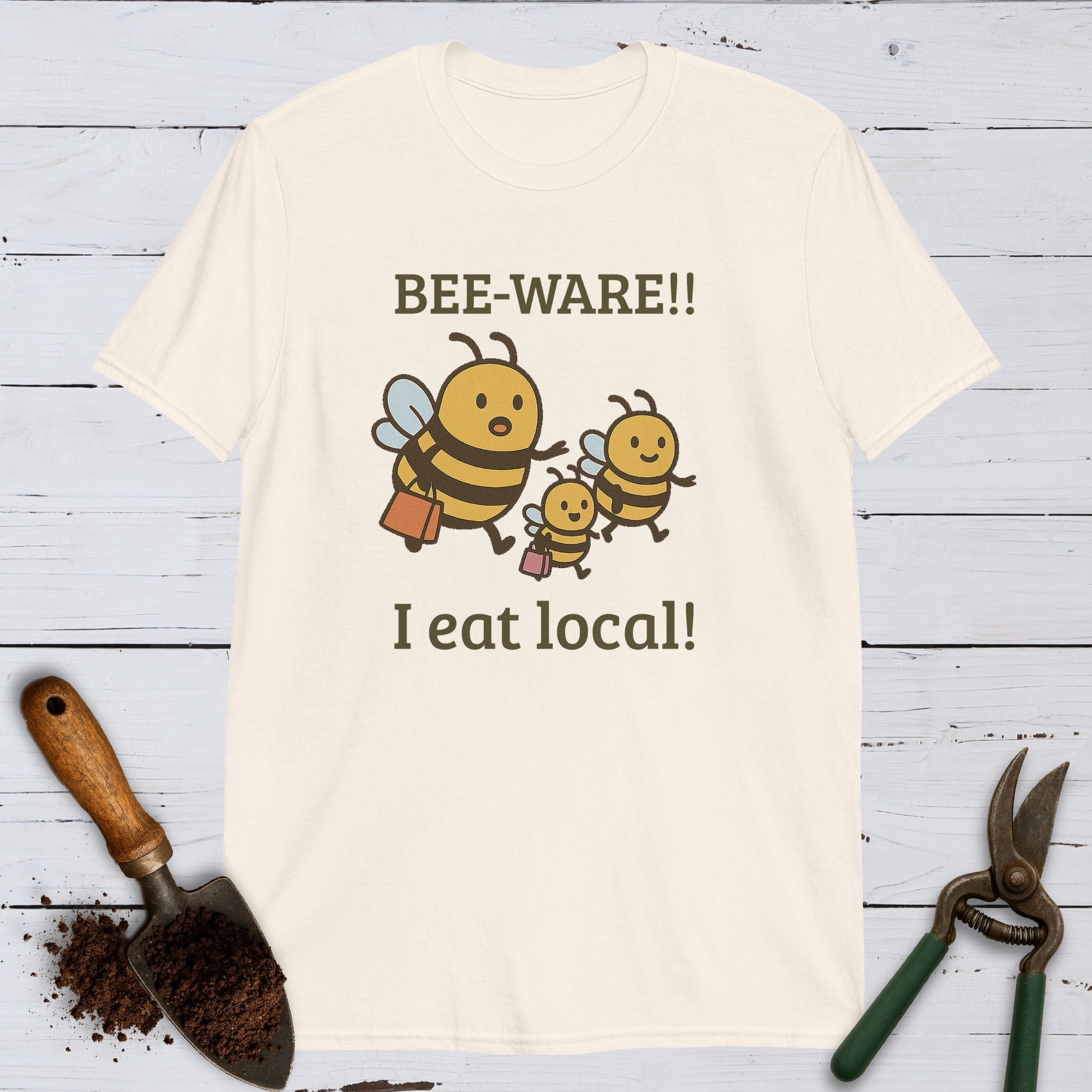 BEE-WARE I Eat Local Softstyle Tee