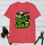 Local AF Cow NEON Softstyle Tee