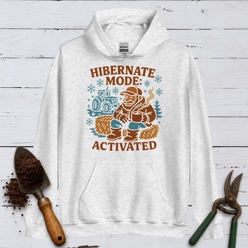 Farmer Hibernate Mode Unisex Hoodie
