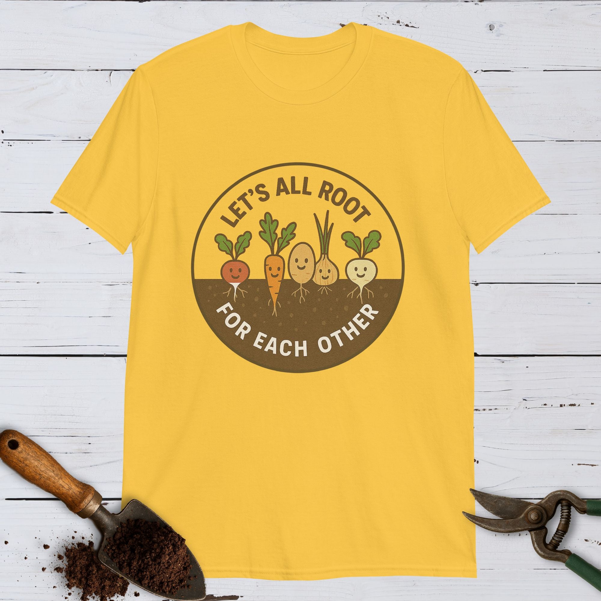 Let's Root for Each Other Softstyle Tee