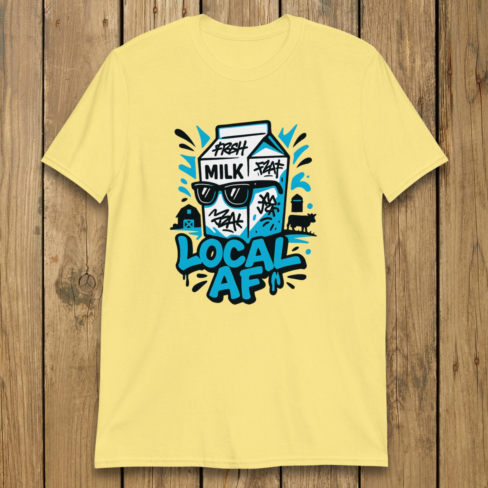 Milk Carton Local AF Graffiti Tee