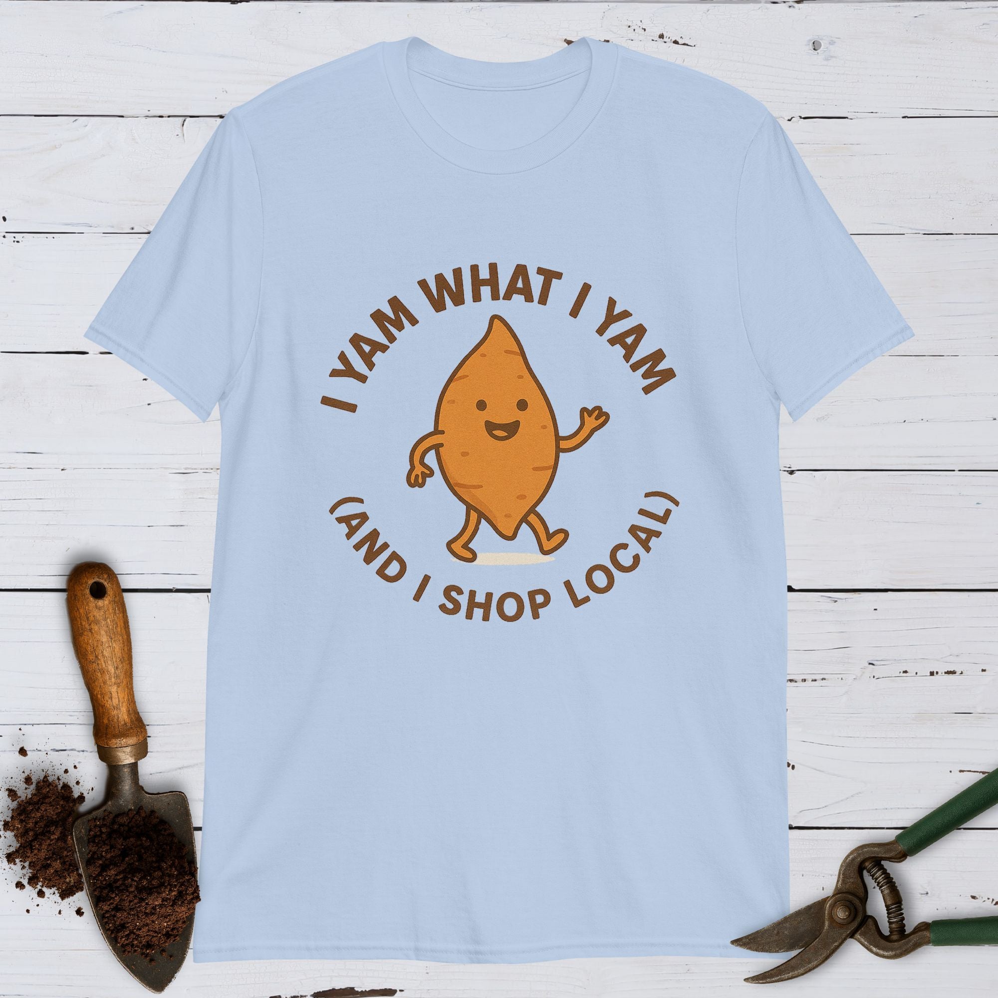 I YAM What I YAM (I Shop Local) Softstyle Tee