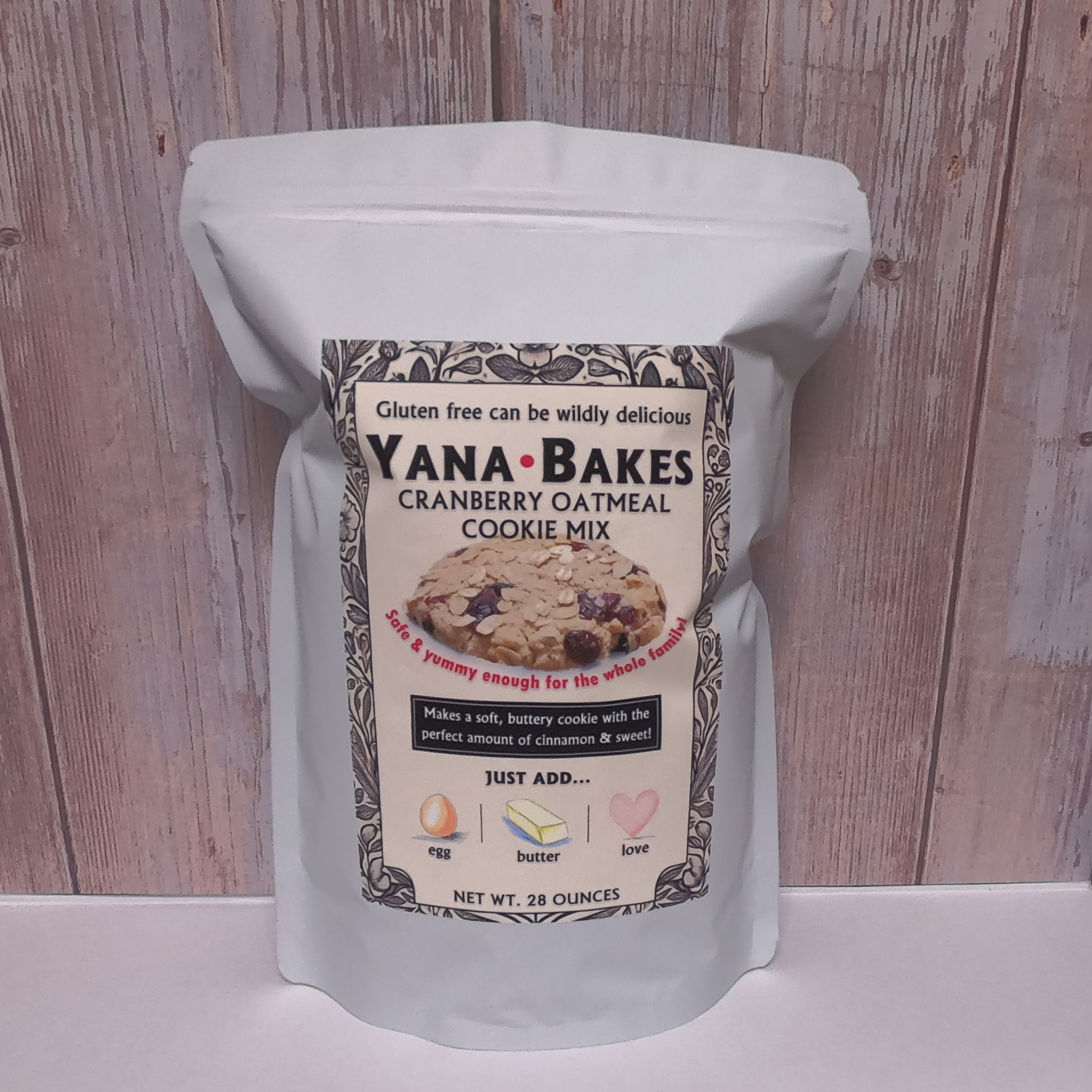 Oatmeal Cranberry Cookie Mix (Gluten-Free)