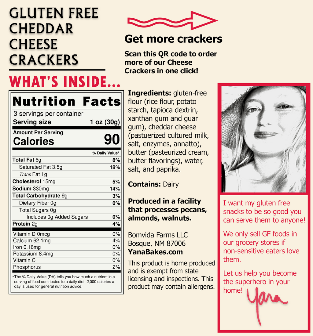 Cheese Crackers (Gluten-Free, Small-Batch)