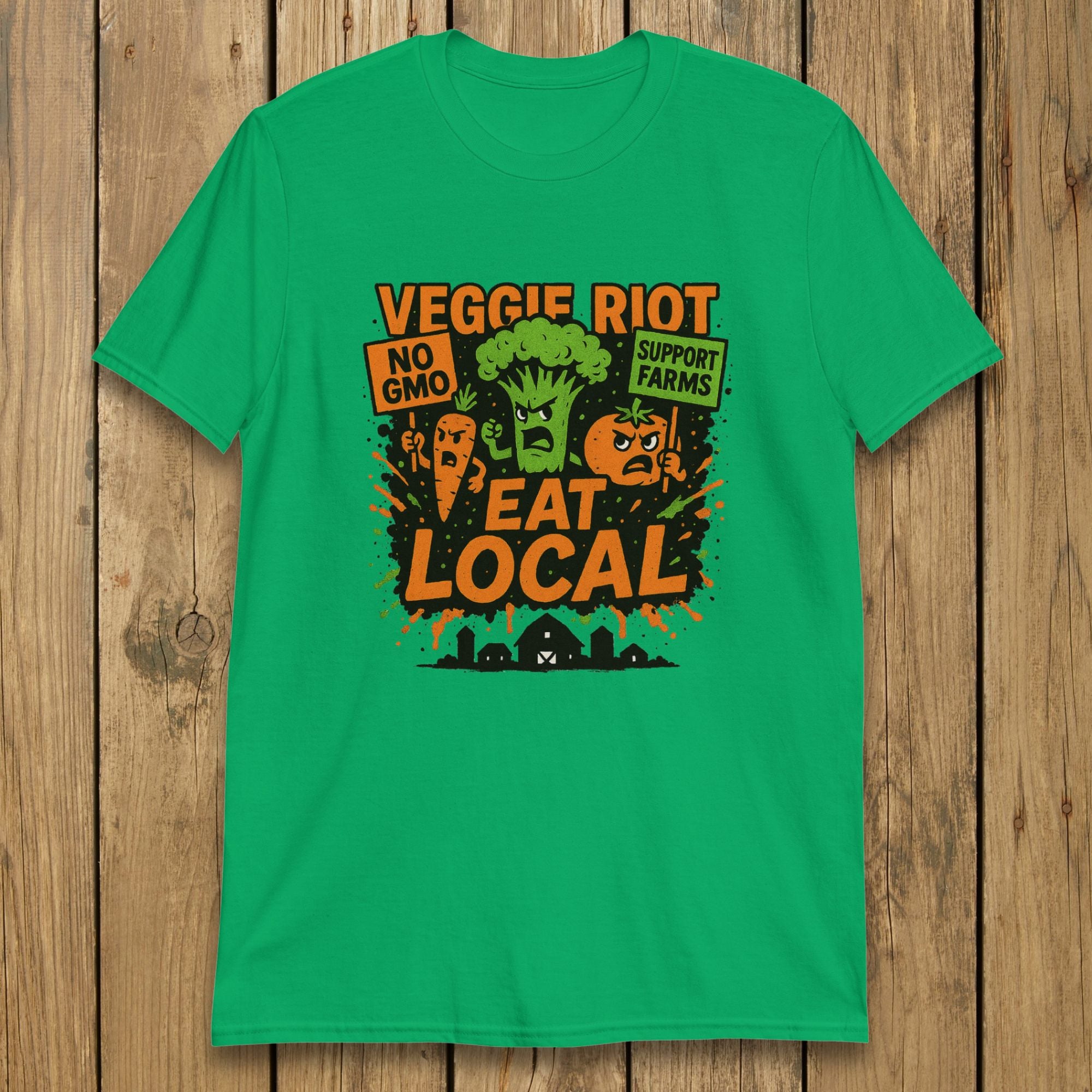 Veggie Riot Eat Local Tee