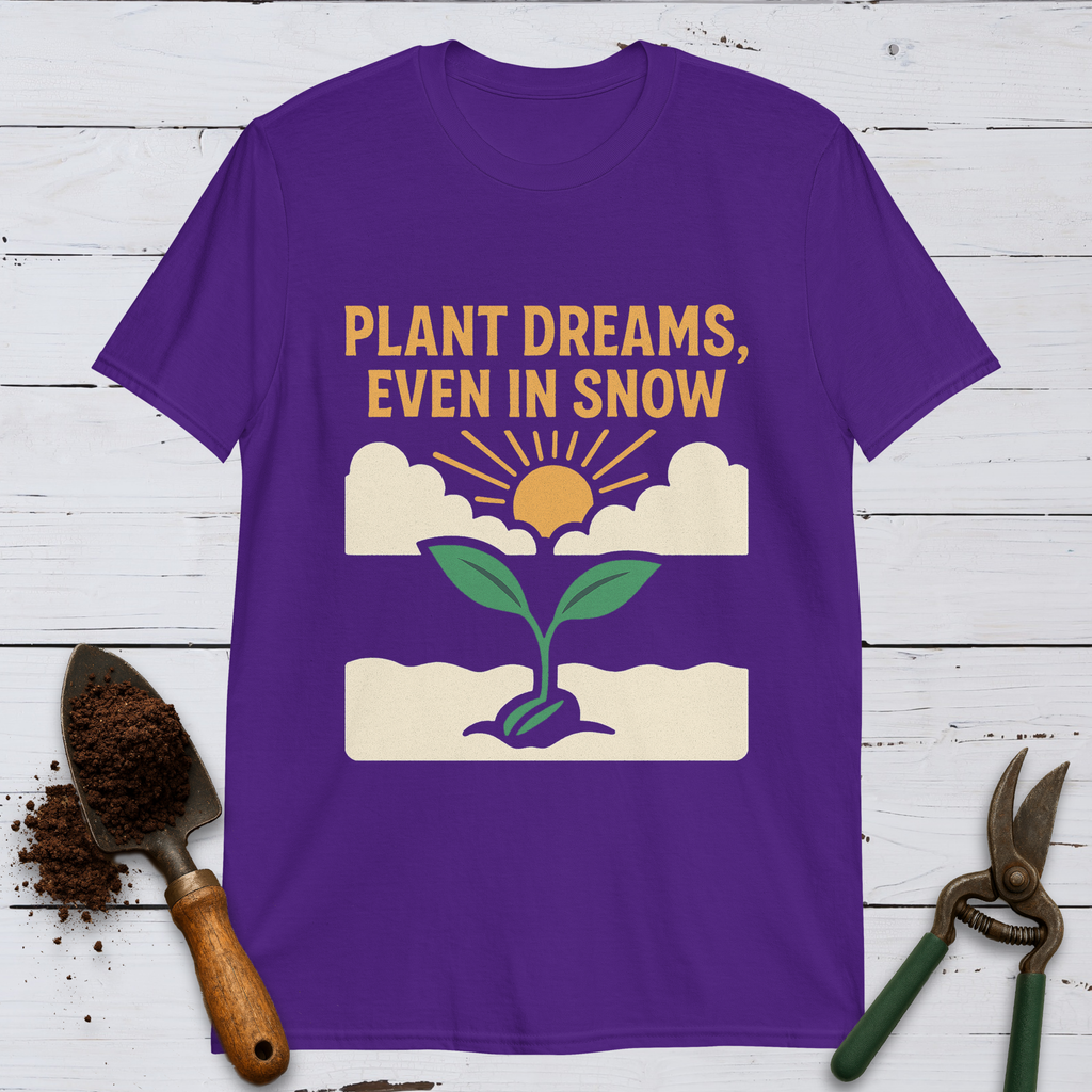 Plant Dreams In Snow Softstyle Tee