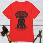 Rooted Hands Women's Dark Basic Print Tee