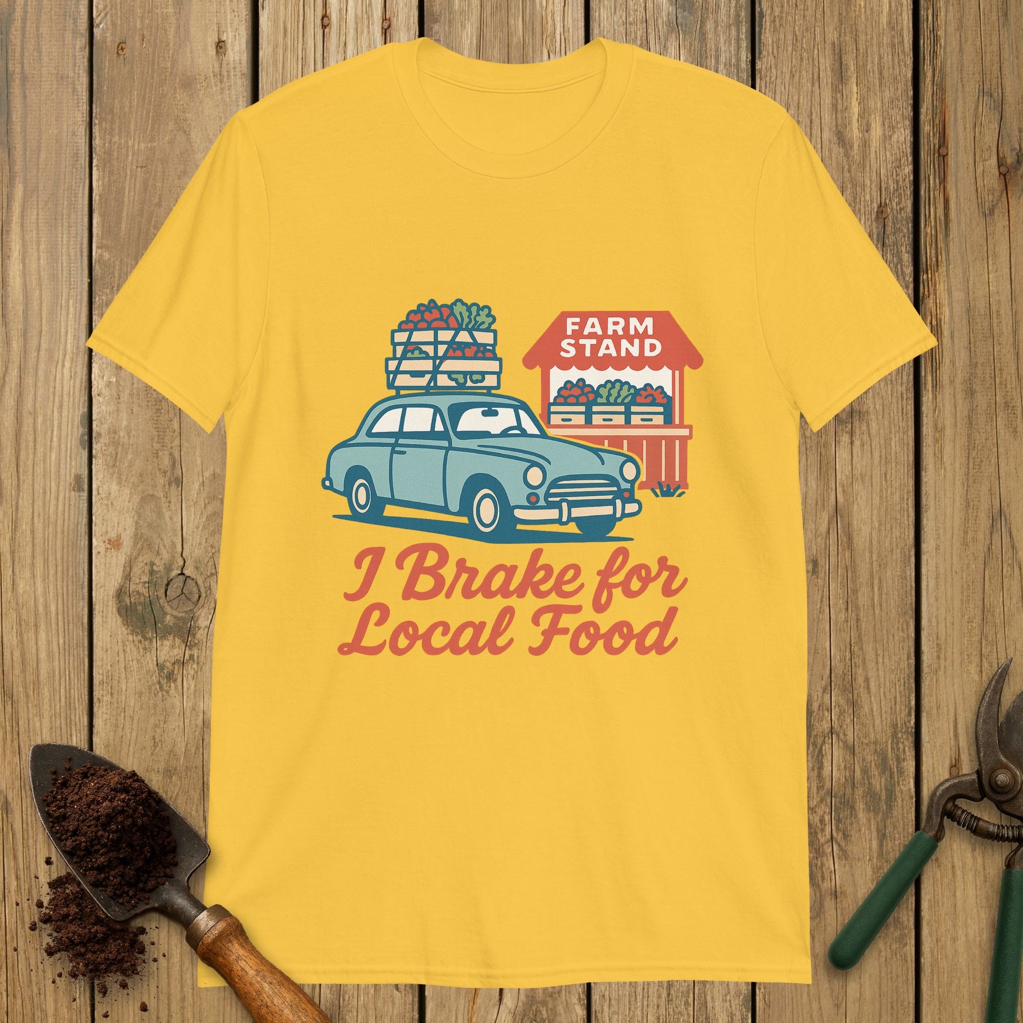 I Brake For Local Farm Stand Softstyle Tee
