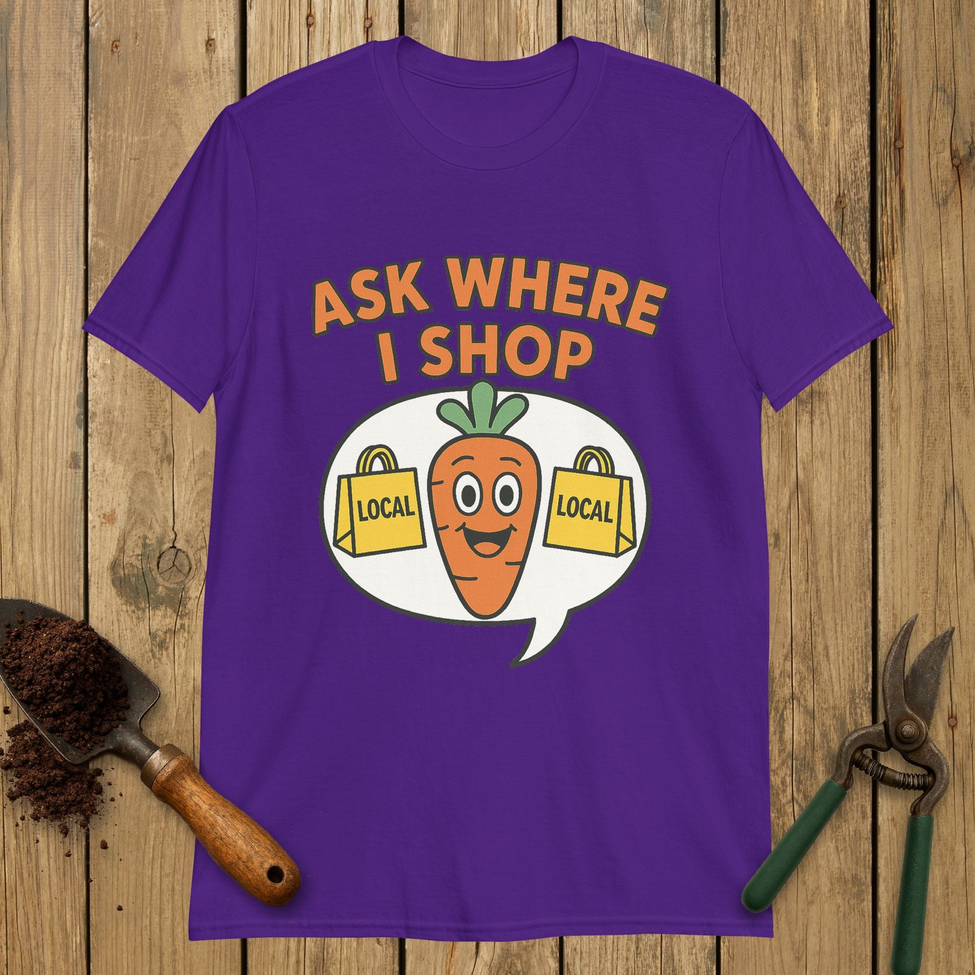 Ask Where I Shop Carrot Softstyle Tee