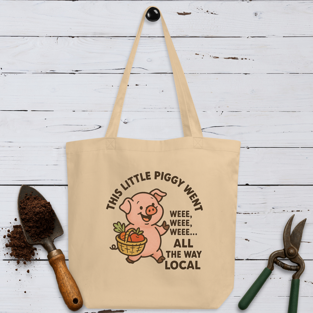 Wee Wee Piggy Eco Tote Bag