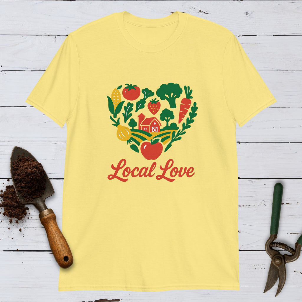 Local Love (Food Heart) Softstyle Tee