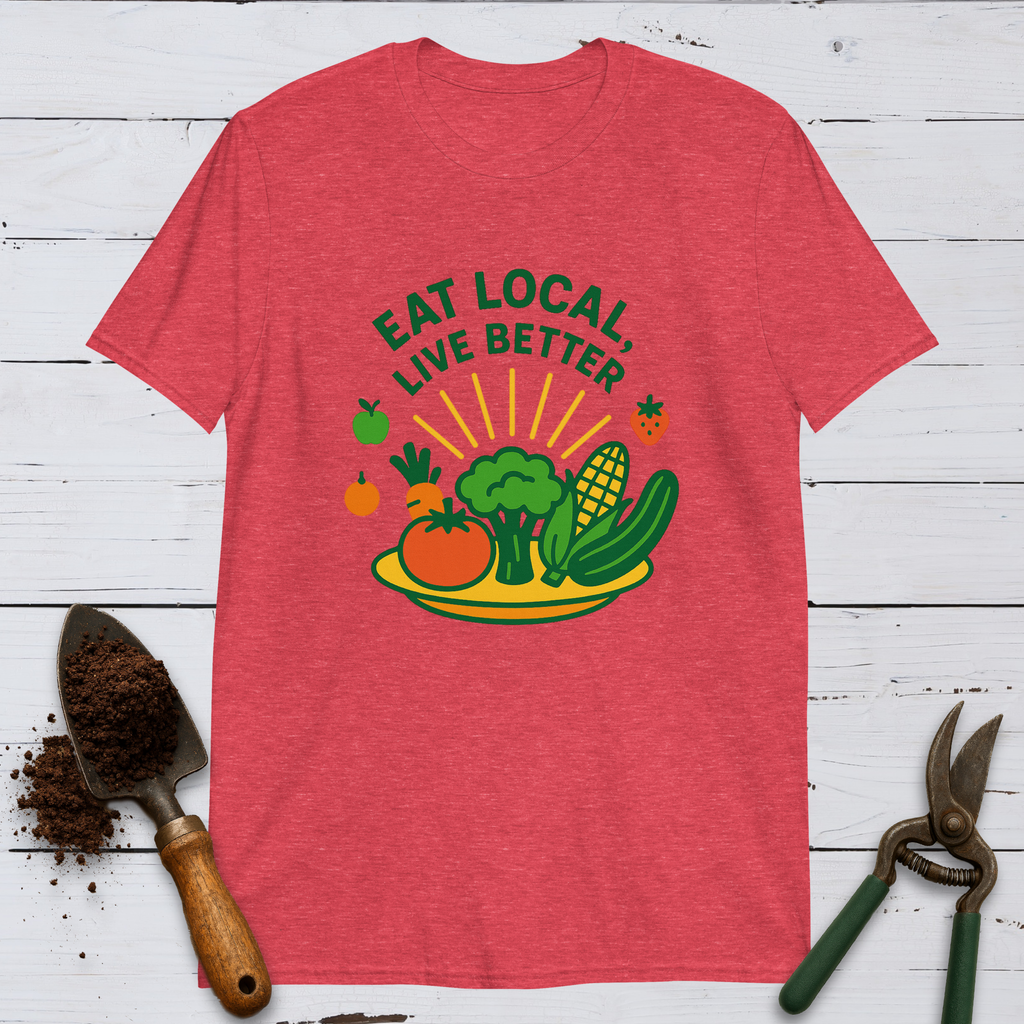 Eat Local & Live Better Softstyle Tee