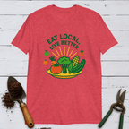 Eat Local & Live Better Softstyle Tee