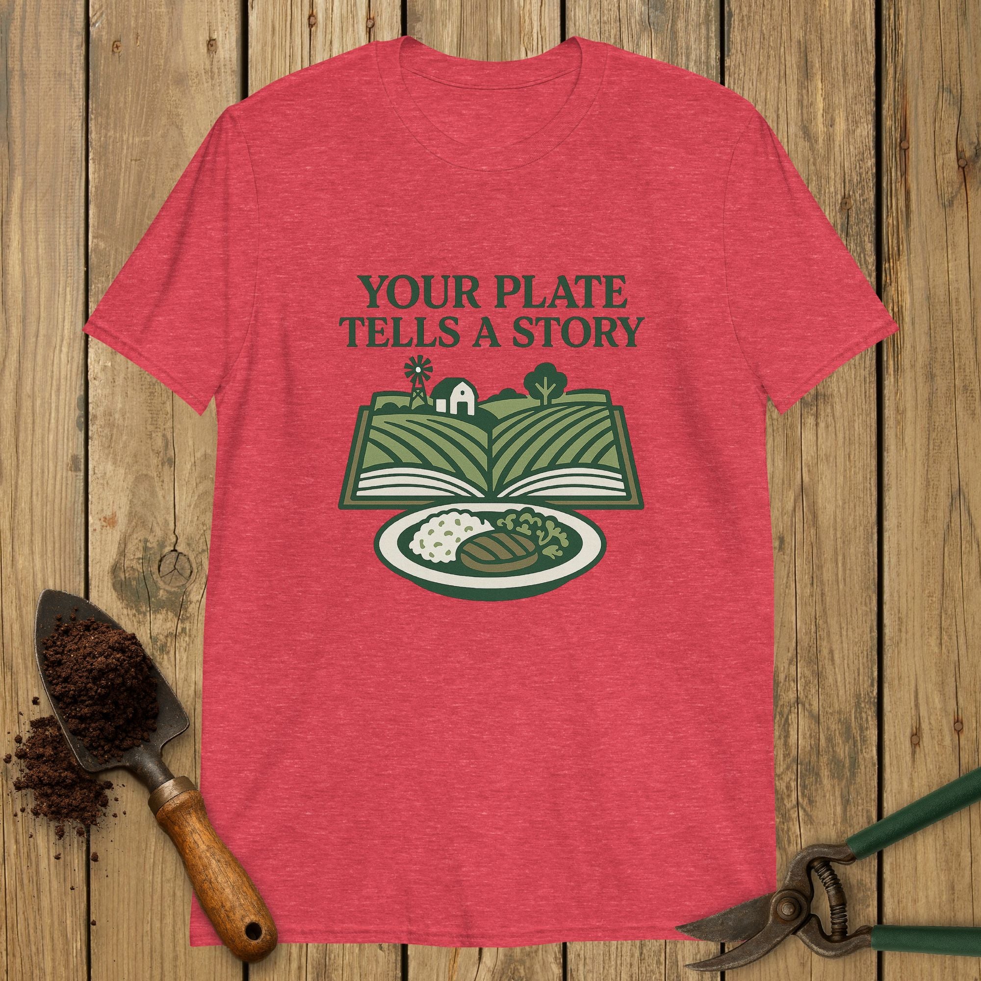 Your Plate Tells Stories Softstyle Tee