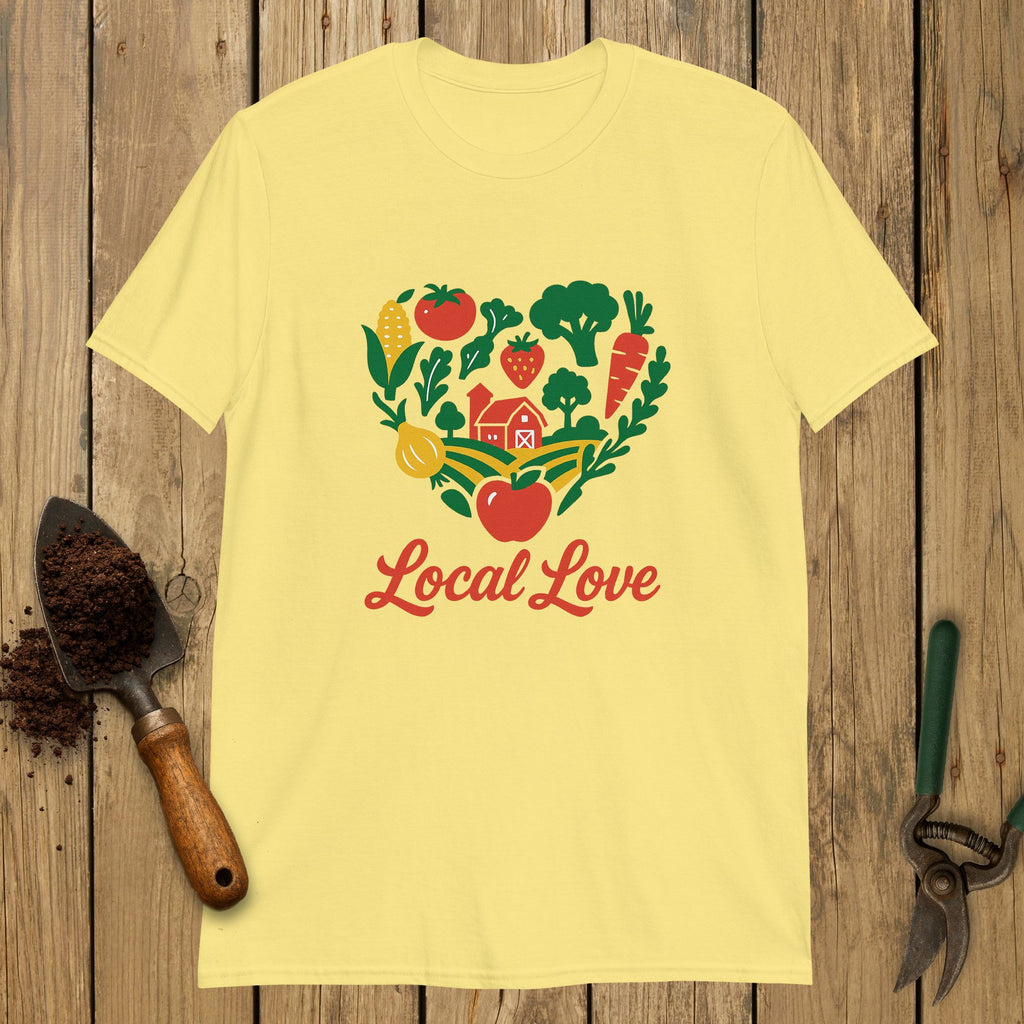 Local Love (Food Heart) Softstyle Tee