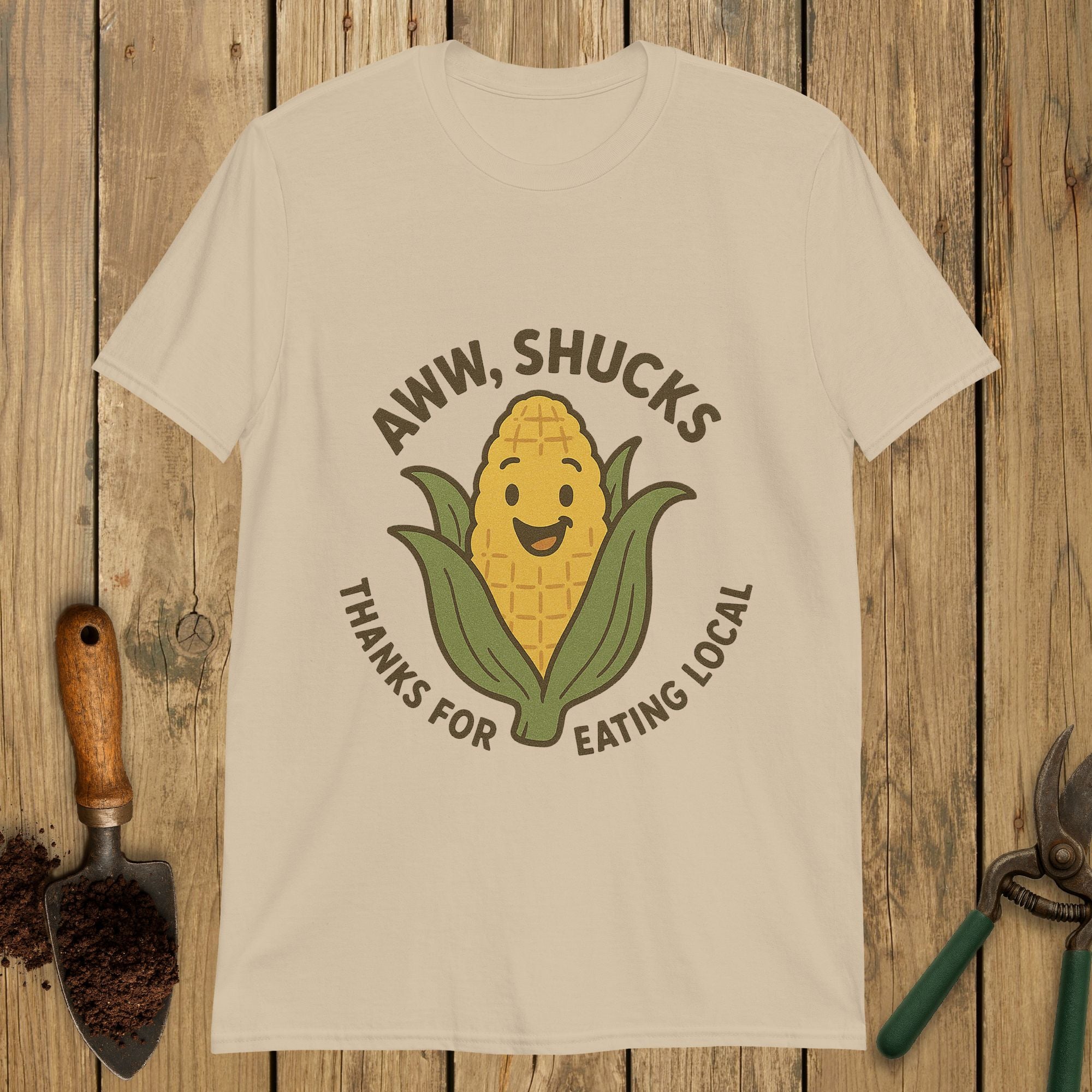 Aww Shucks CORNY Softstyle Tee