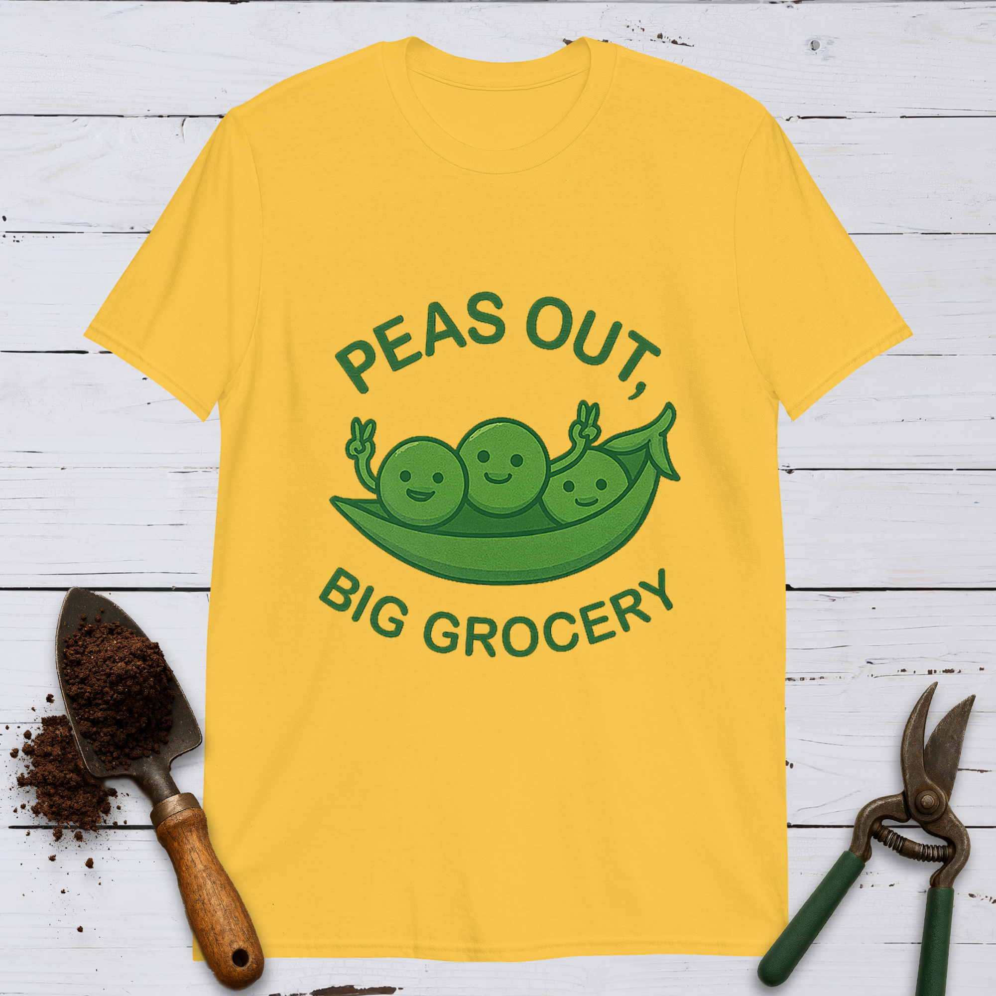 Peas Out Big Grocery Softstyle Tee