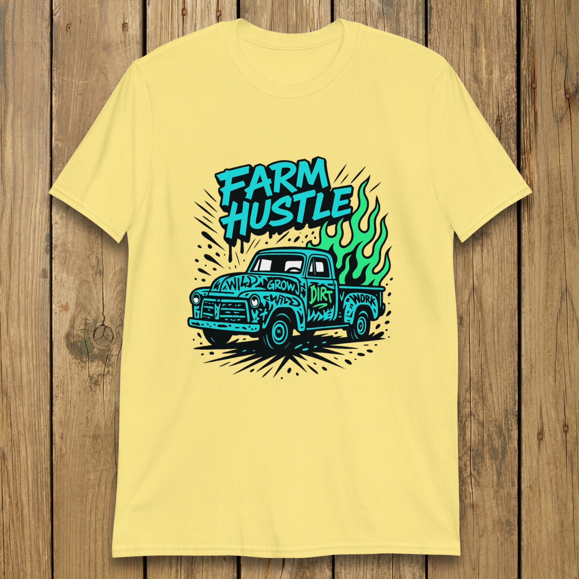 Farm Hustle Graffiti Pickup Tee
